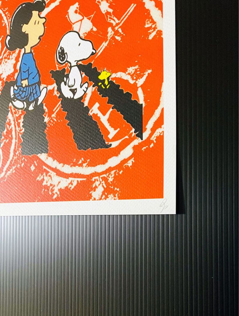 DEATH NYC/現代アートポスター/スヌーピー /SNOOPY/アビーロード