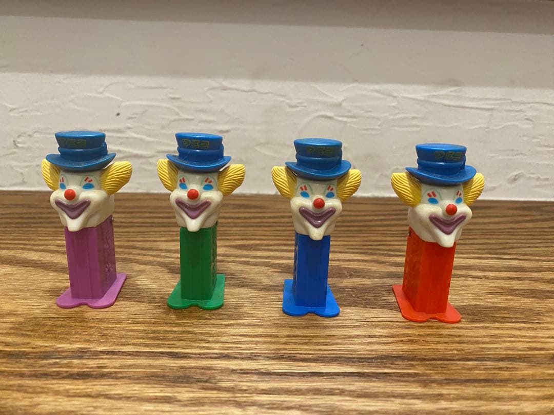 PEZ ペッツ ミニ ピーター ピエロ 希少 ヴィンテージ 4本セット 激レア