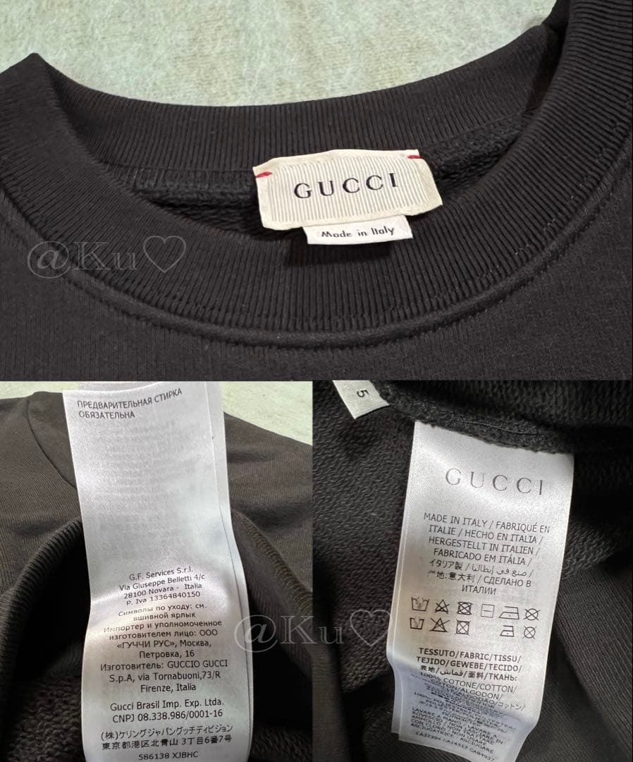 【新品】GUCCI グッチ ロゴ トレーナー 5(110)