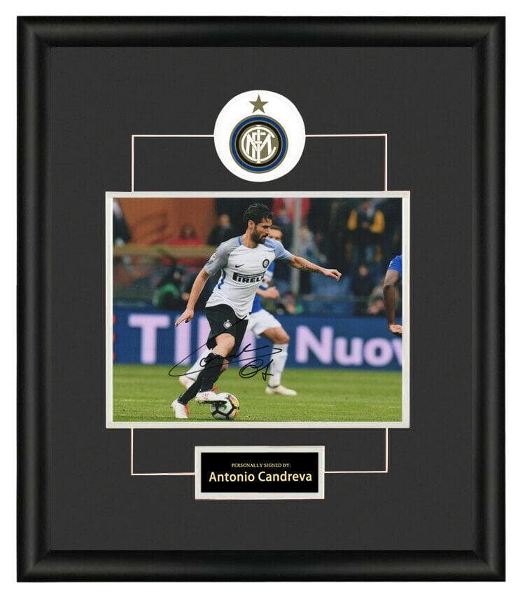直筆サイン入り写真 アントニオ・カンドレーヴァ FCインテル・ミラノ