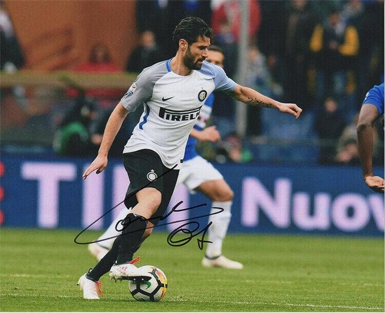 直筆サイン入り写真 アントニオ・カンドレーヴァ FCインテル・ミラノ