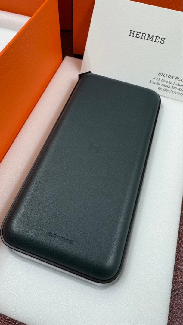 HERMES エルメス モバイルバッテリー グリーン ヴォルトH iPhone