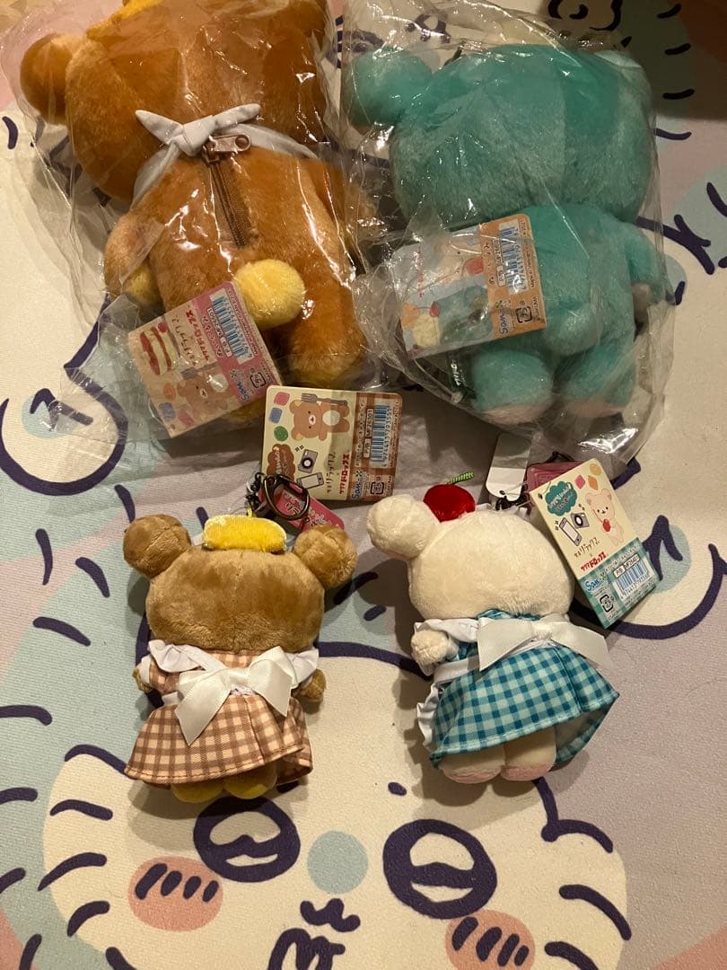 リラックマ　コリラックマ　ロフト限定　サクマドロップス　ぬいぐるみ　ぶらさげ