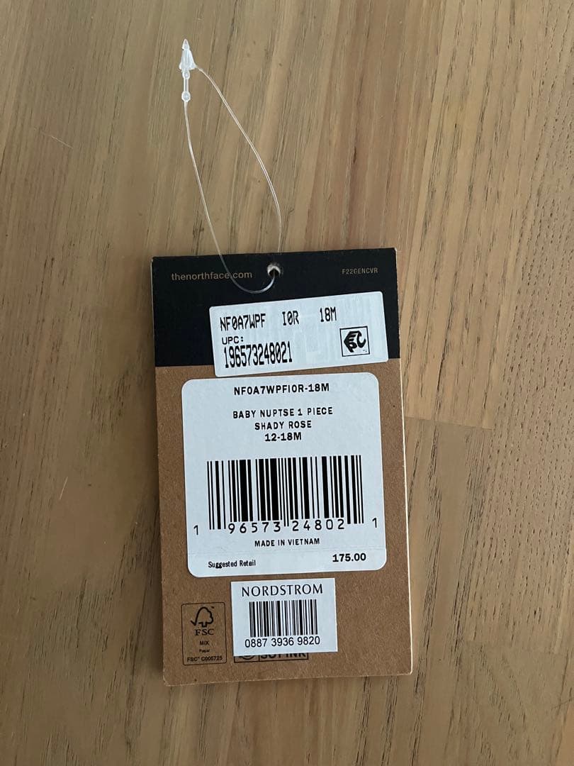 THE NORTH FACE ベビー　ヌプシ　ワンピース　ダウンジャケット