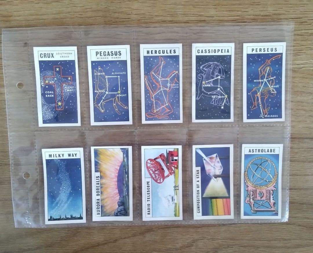 1958年◆シガレットカード＜イギリス＞◆宇宙へ 全50種◆アンティークカード