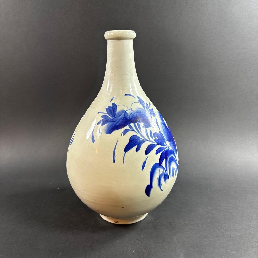 セール　花　染付　伊万里　有田　花瓶　徳利　壺　飾り
