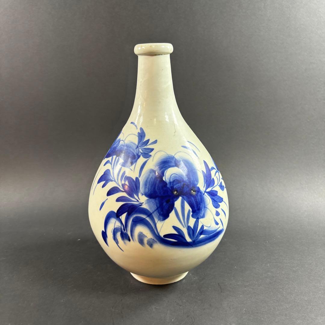 セール　花　染付　伊万里　有田　花瓶　徳利　壺　飾り