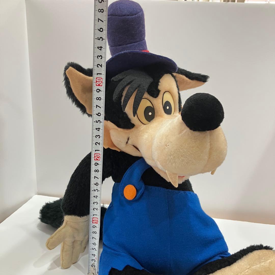 東京ディズニーランド　ビッグバッドウルフ　ぬいぐるみ　昭和レトロ
