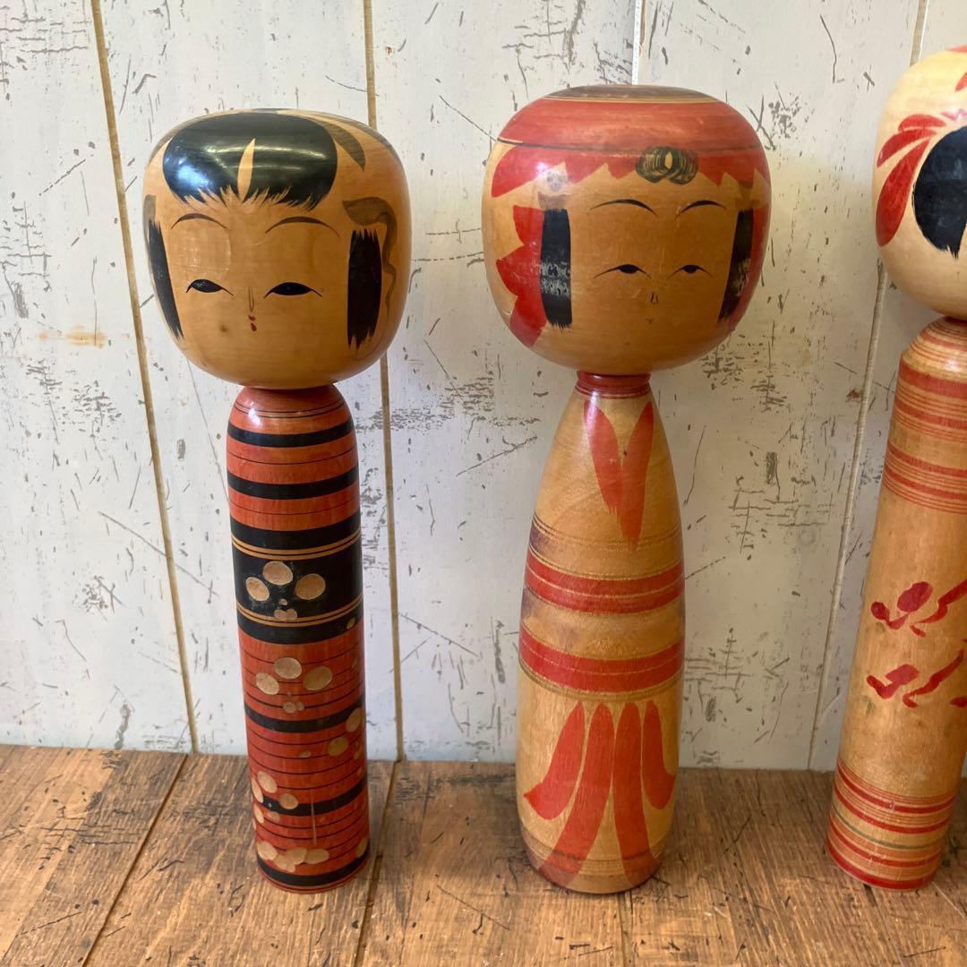 昭和レトロ オンライン 木製 こけし 小芥子 16体セット まとめ売り