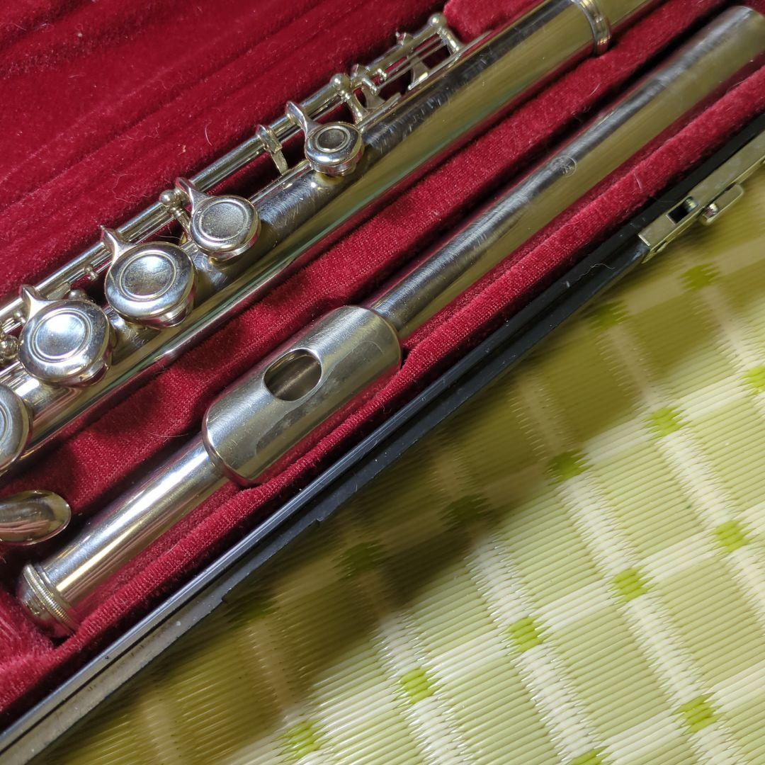 ヤマハフルート本体 YFL-211Ⅱ ケース・バッグ・掃除棒付き