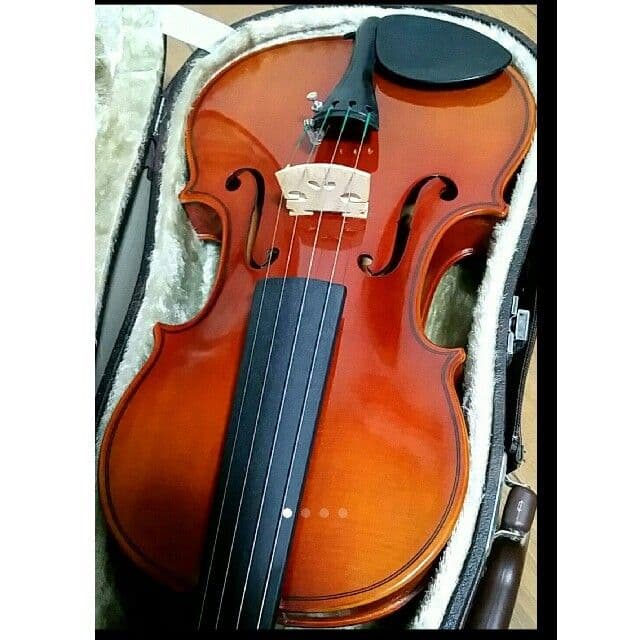 高級 バイオリン 鈴木 No.200 4/4 新品弓、肩当て、松脂付 定価6万