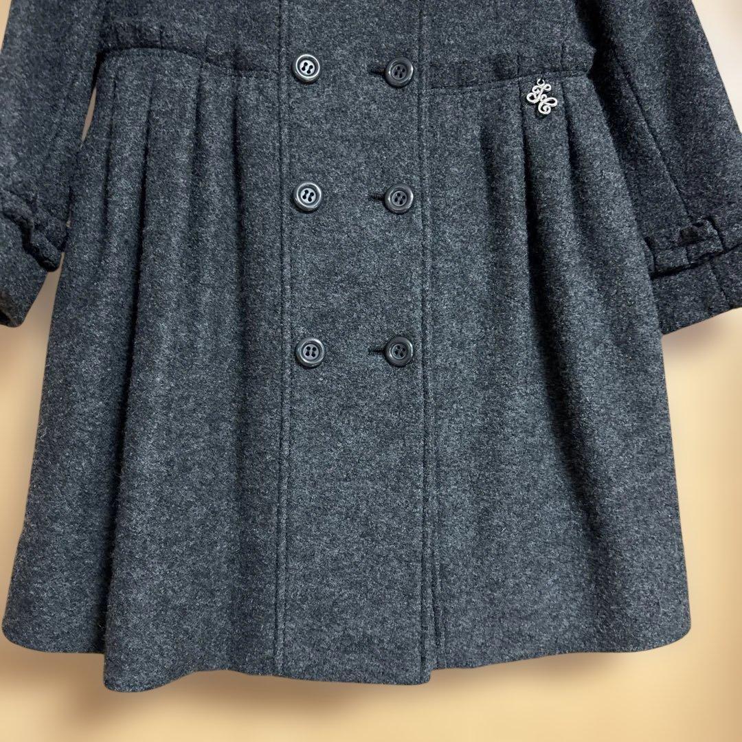 ✨ タルティーヌエショコラ ✨ 100 グレー ウール コート プリンセス