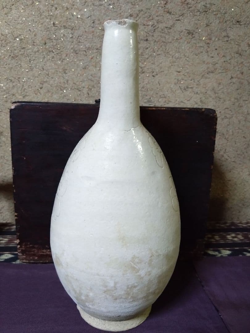 インド産天然大理石細工ベース花瓶