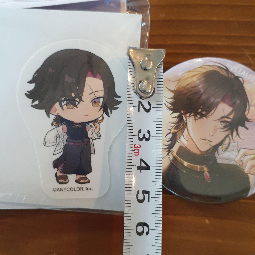 にじさんじHEROES海の家くじ ヴェザリウス ザリ 缶バッジ／ クリア