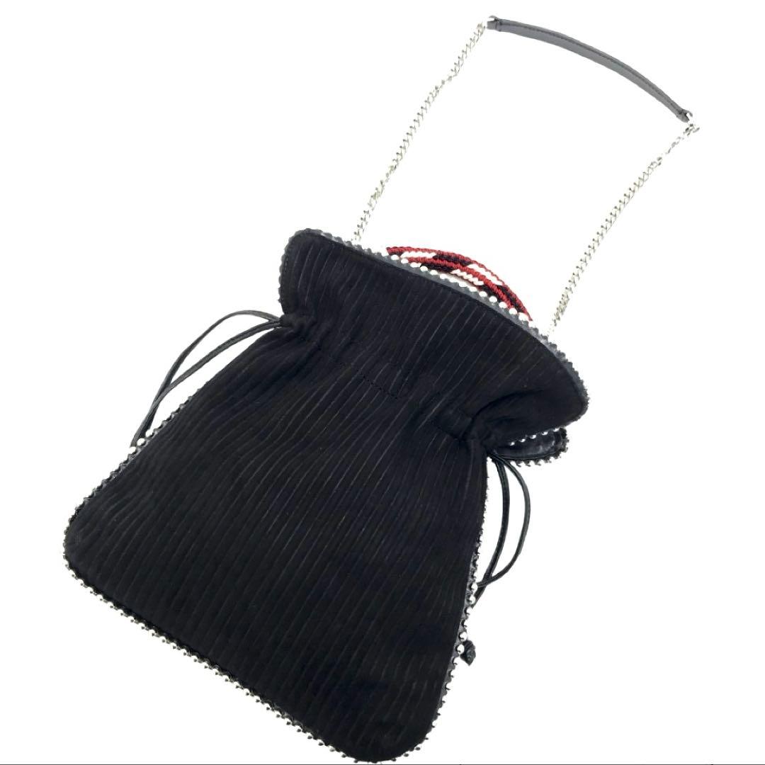 美品　les petits joueurs ショルダーバック　巾着型　ハンド