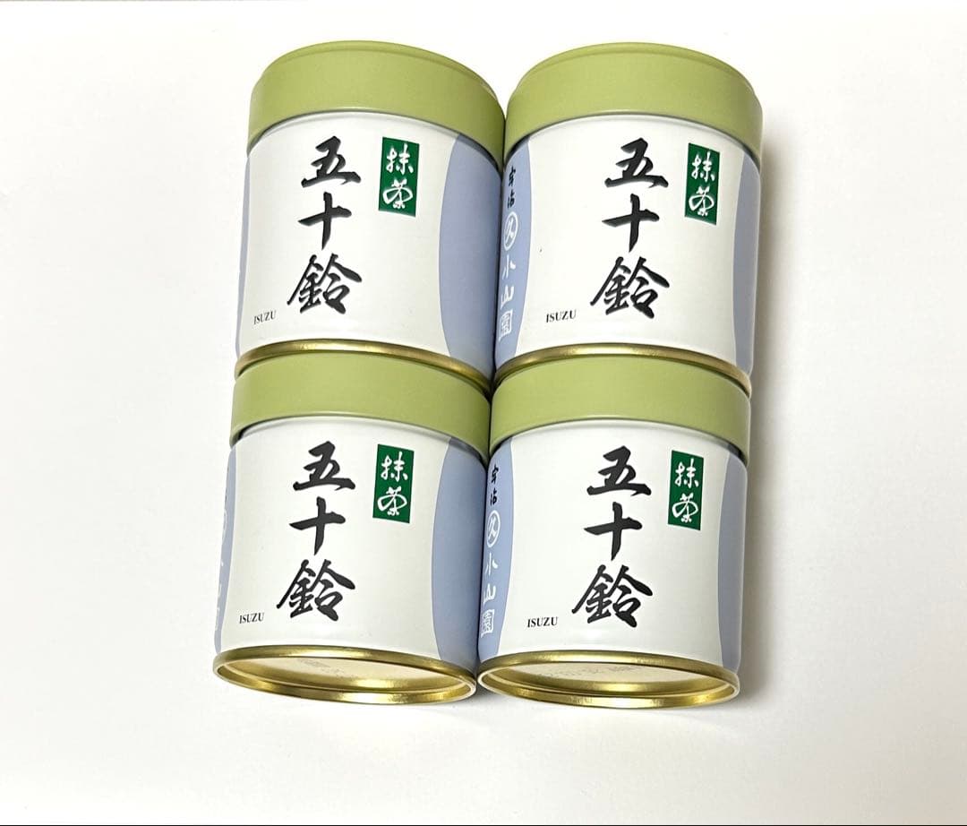 丸久小山園抹茶 五十鈴 40g缶x4個 丸久小山園 抹茶 100g缶 青嵐・