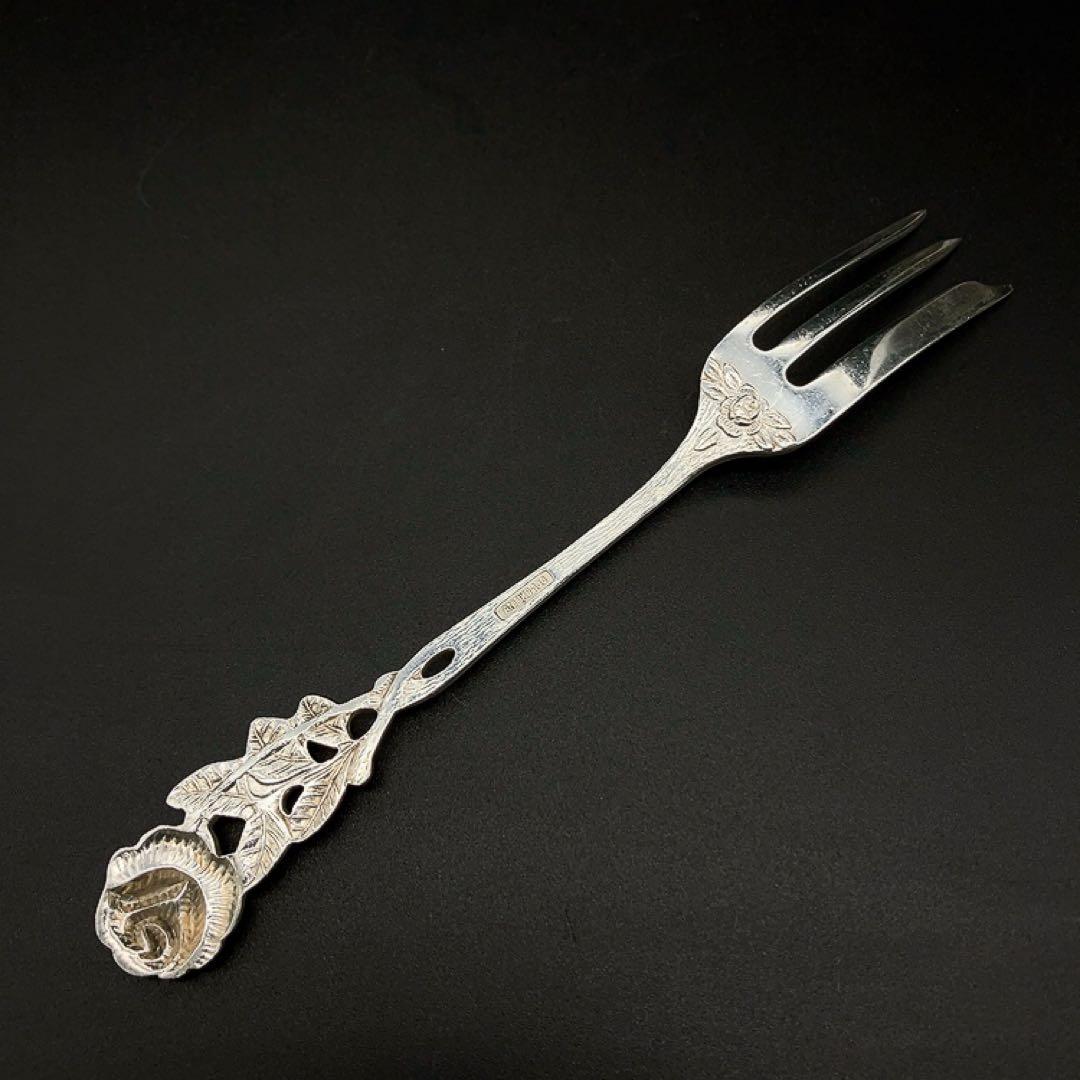 ドイツアンティーク ANTIKO ヒルデスハイムローズフォーク6本