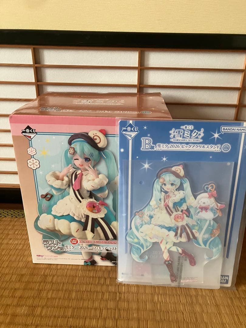 一番くじ雪ミク ラストワン賞 フィギュア アクリルスタンド 2026