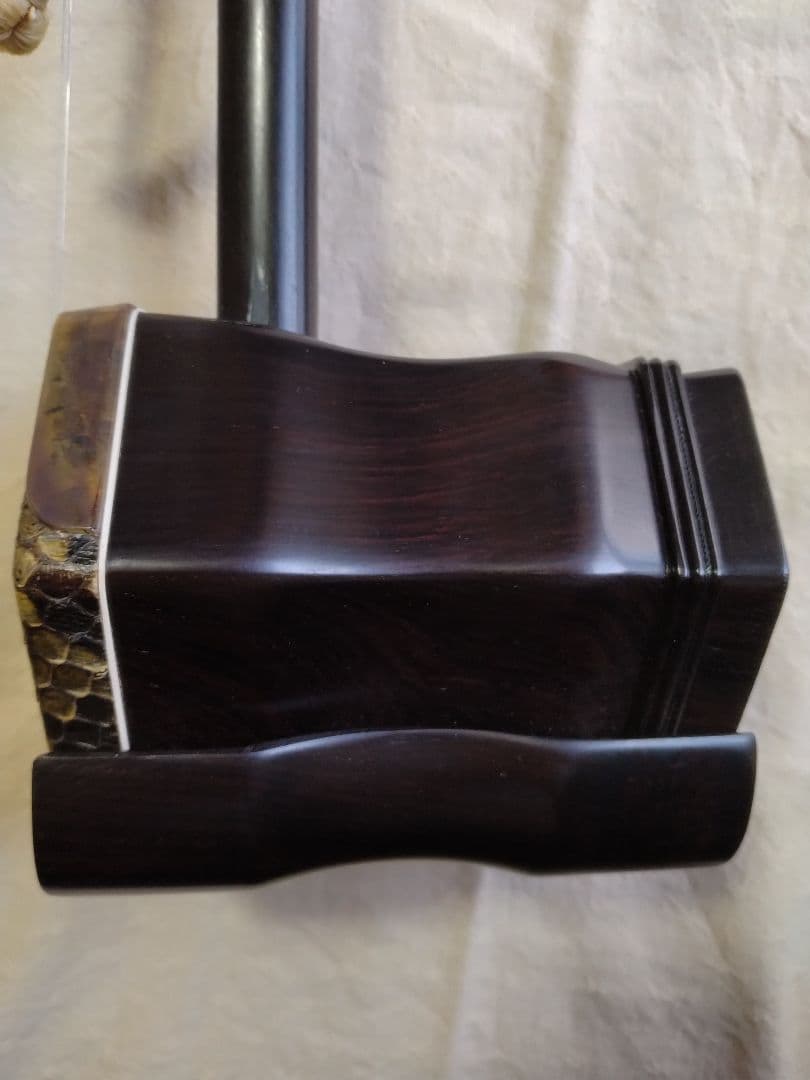 作家物】高級二胡 竜頭 龍頭 工芸品
