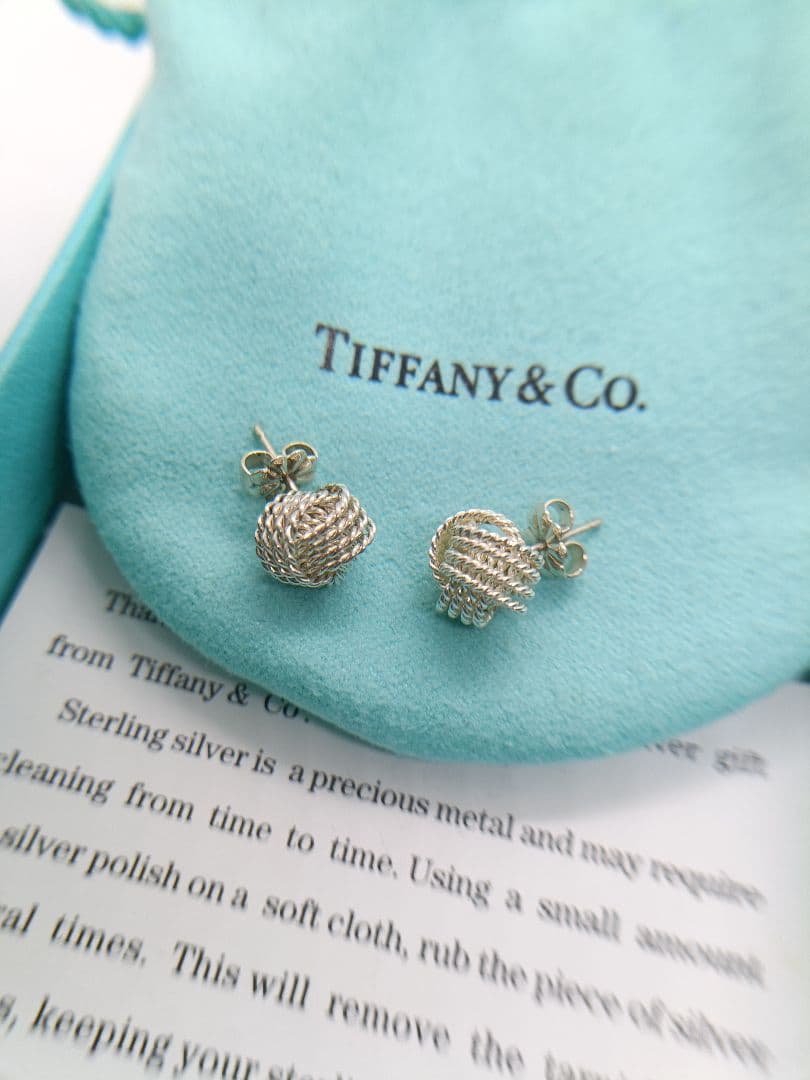 極美品✨️保存箱袋付 ピアス サマセット シルバー ティファニー