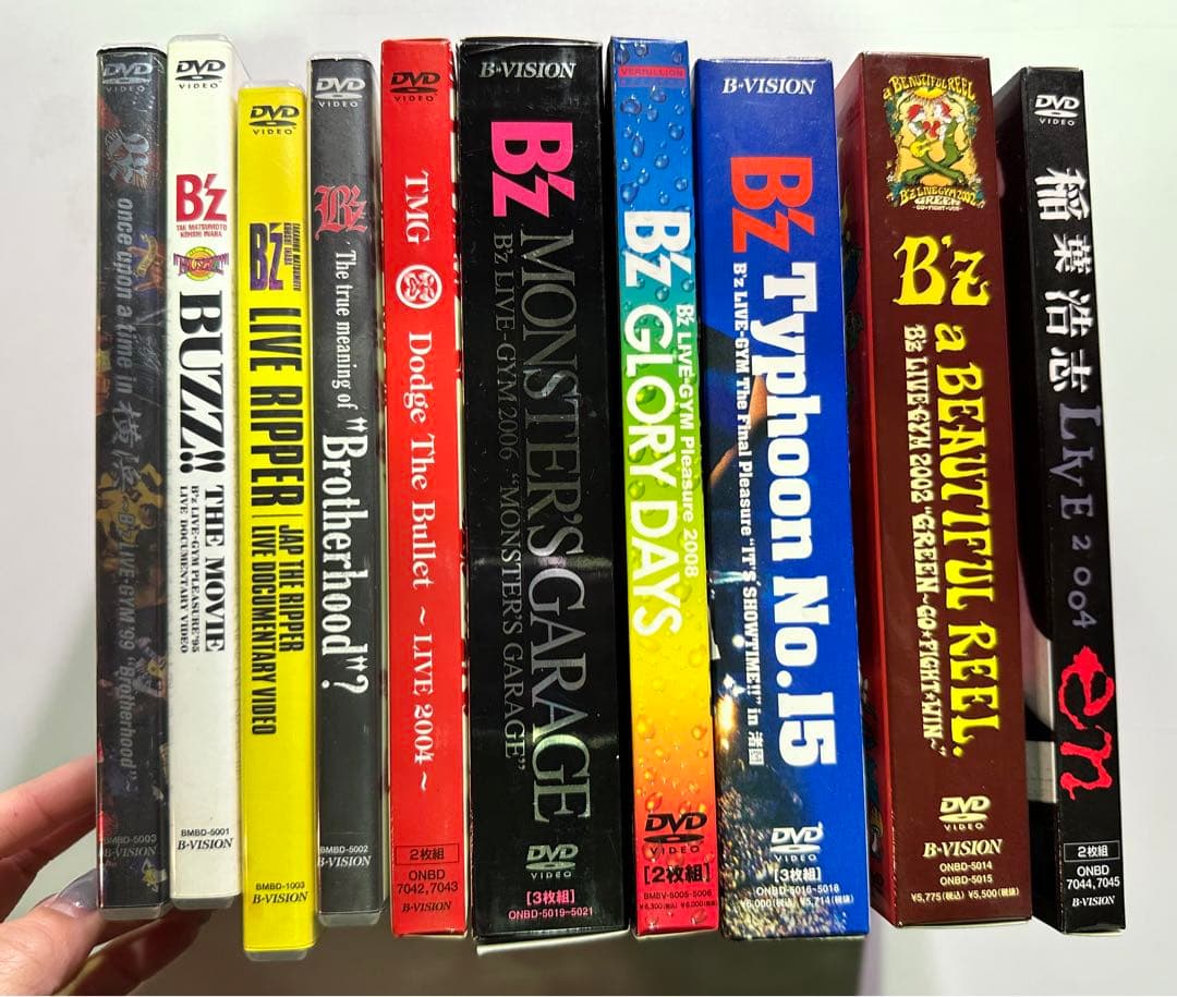 B'z ライブDVD☆まとめ売り 10枚セット M109609027オンライン