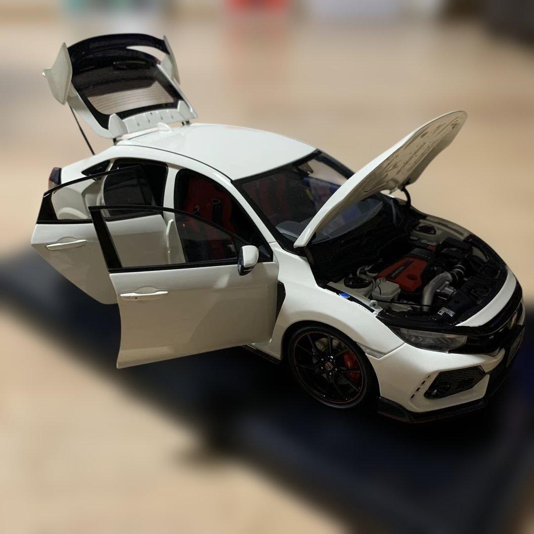 ホンダ シビック Type R ミニカー ホワイト1／18