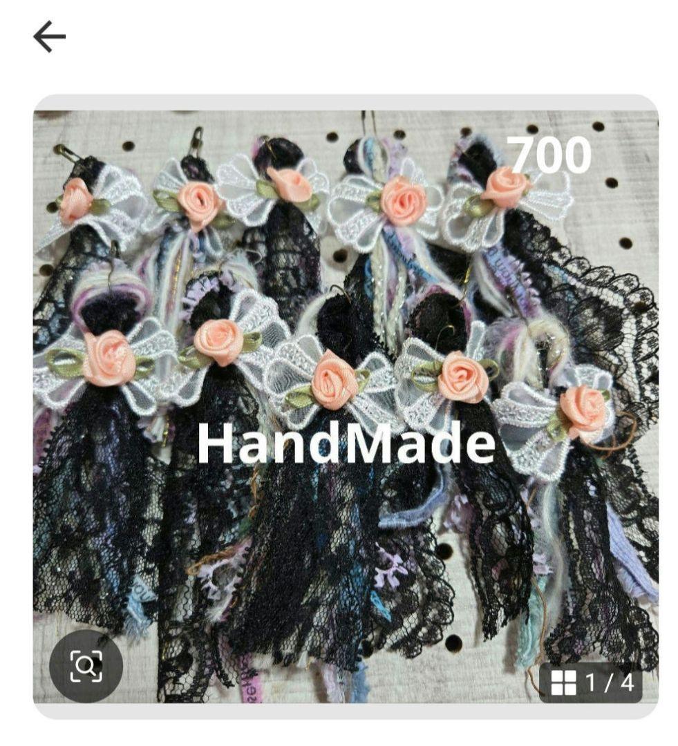 いちごパフェ☆様✨専用ハンドメイドタッセルチャーム約12×5cm 17