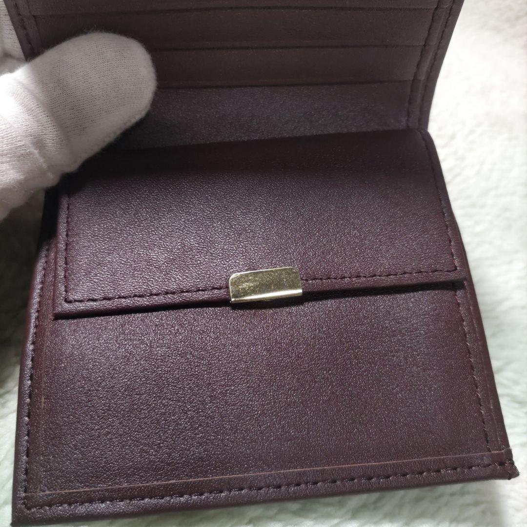 皇居 皇室 限定 折り財布 本革 こげ茶