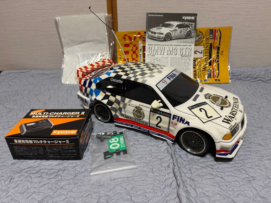 希少！年代物　京商製　1/10 電動ラジコン BMW M3 GTR 【稼動品】