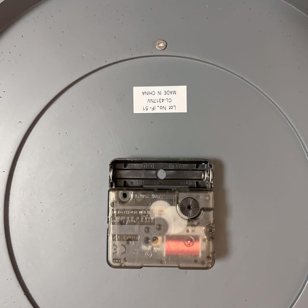 掛時計 CL-4317NV ネイビー ゴールド スイープムーブメント 時計