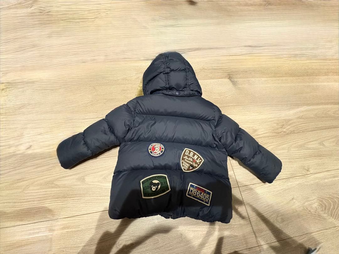 DOUBLE B ダウンコート 90cm 限定版 ネイビー