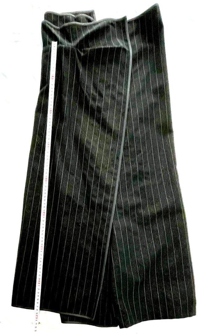 COMME des GARÇONS　ラメ入りウールの巻きサルエルパンツ