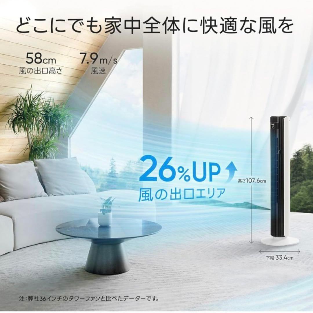 Levoit タワーファン 扇風機 LTF‑F422S‑WJP スマートファン／