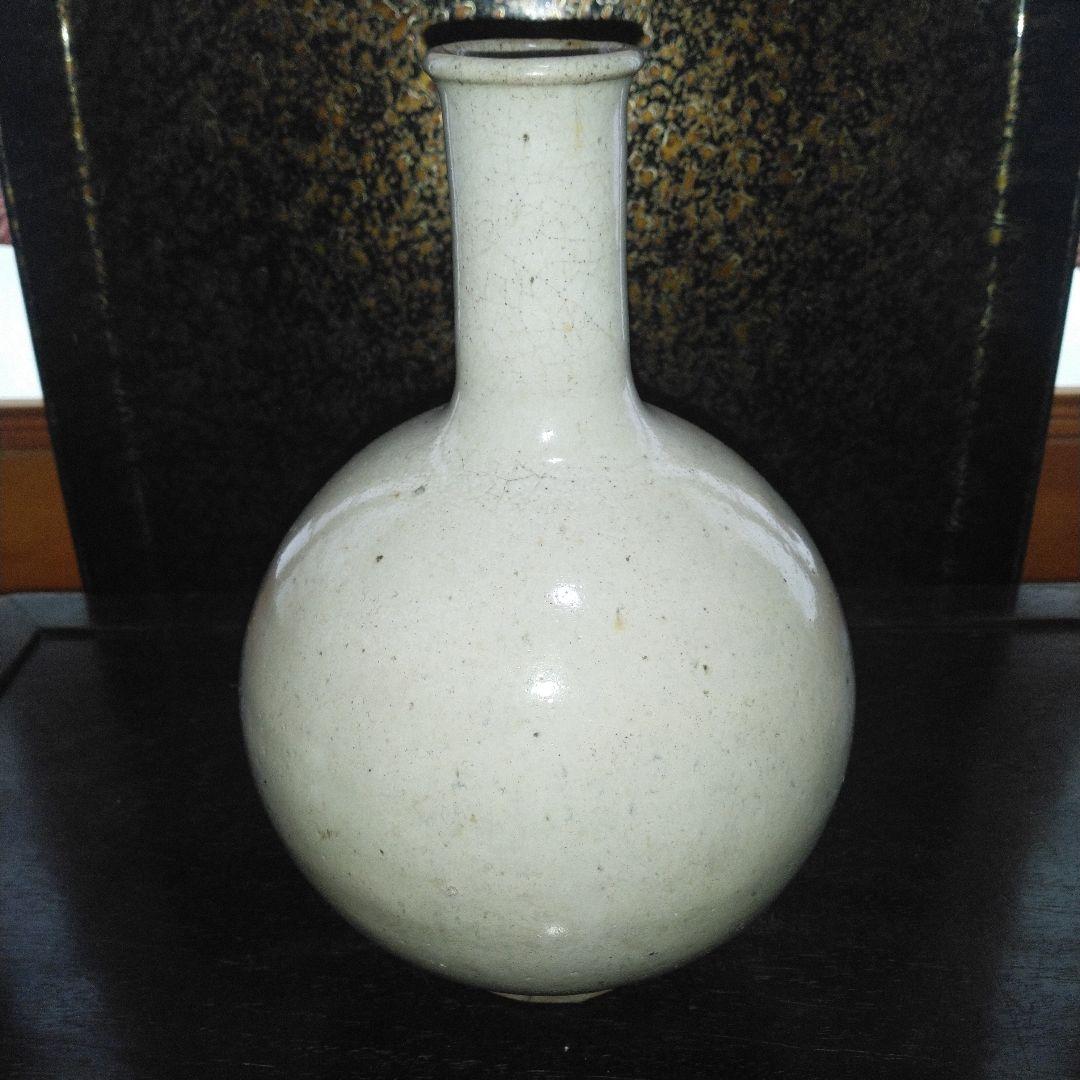 NO293　相馬焼or上野目焼　徳利　糠白釉