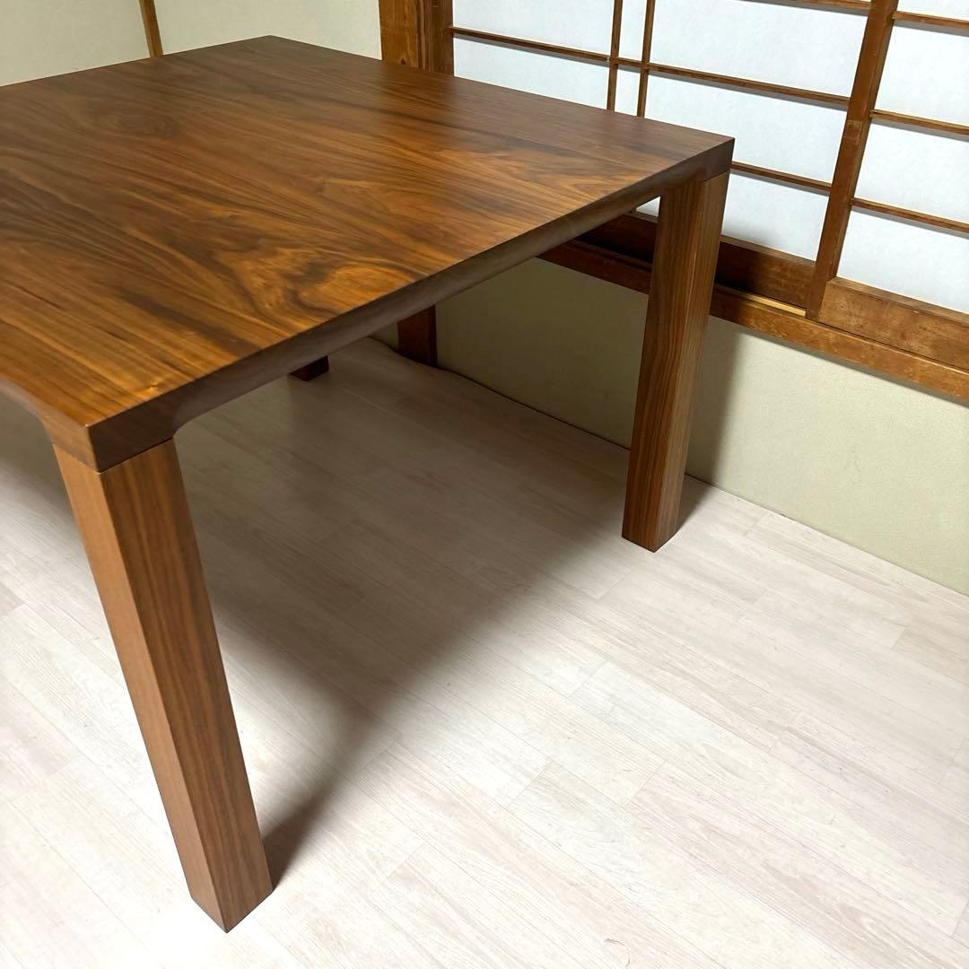 【良品】家具蔵 KAGURA ダイニングテーブル ウォールナット材 無垢