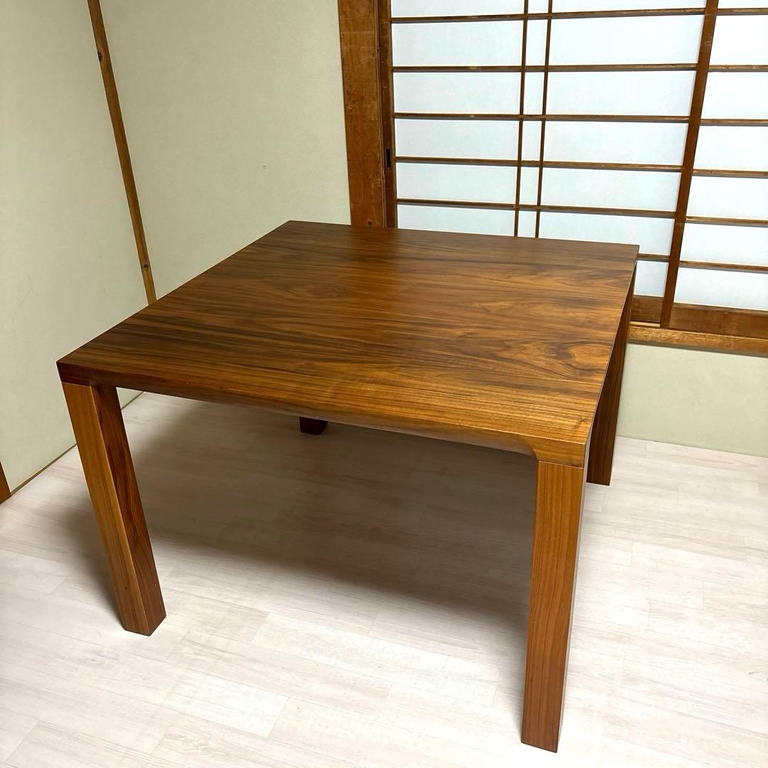 【良品】家具蔵 KAGURA ダイニングテーブル ウォールナット材 無垢