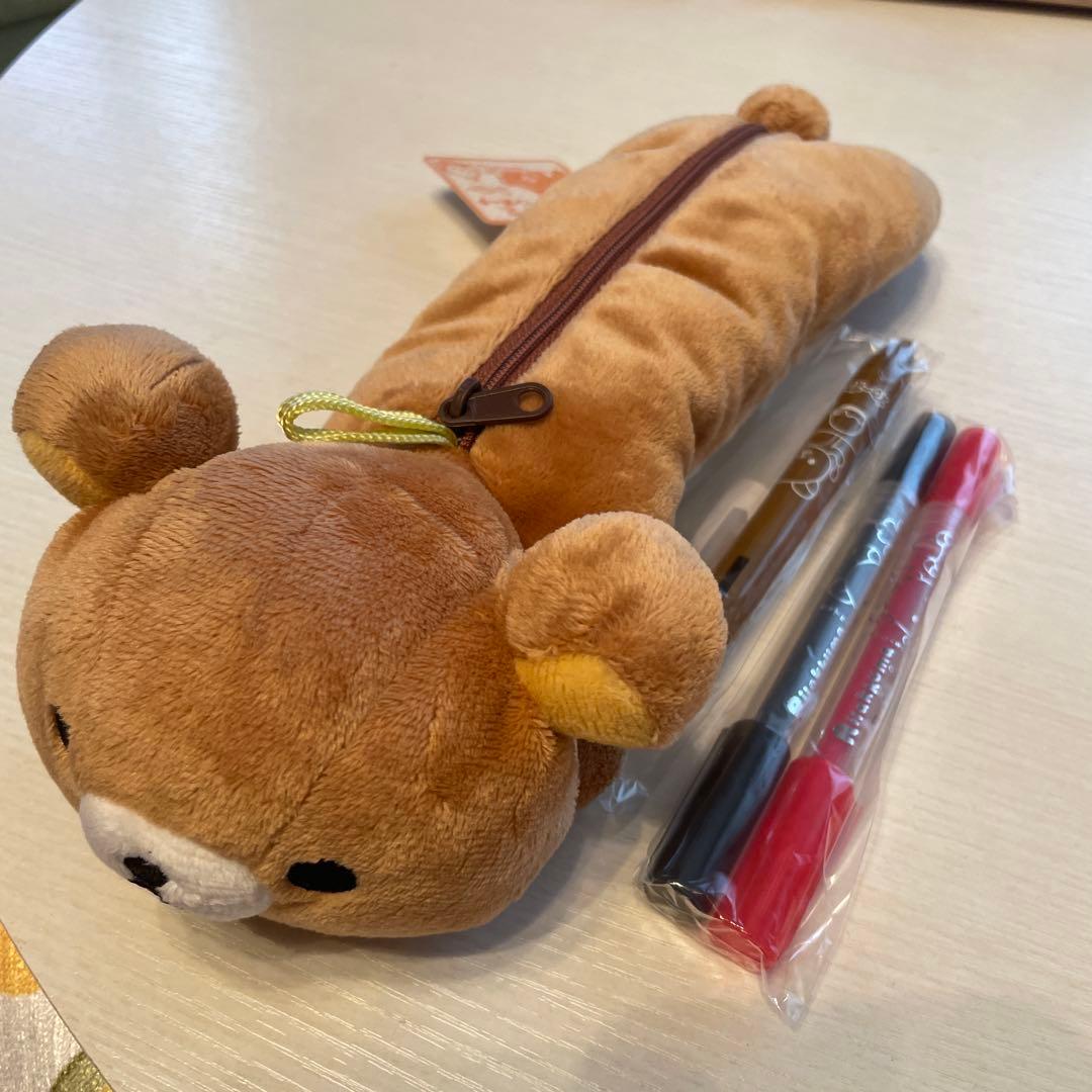 リラックマ ぬいぐるみペンポーチ ね〜ね〜 サンエックス 平成レトロ