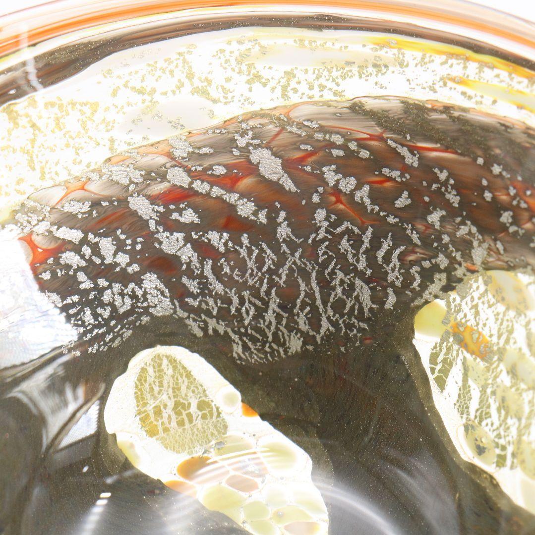 片岡操作 ガラス 鉢 ボウル 茶碗 硝子 C954 DD 工芸品