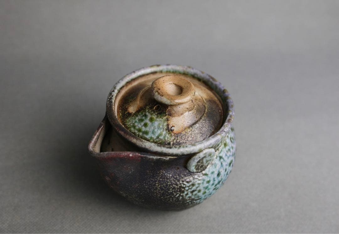 備前焼　最上作　秘色南蛮　佐久知炎仙　南蛮焼　宝瓶　急須