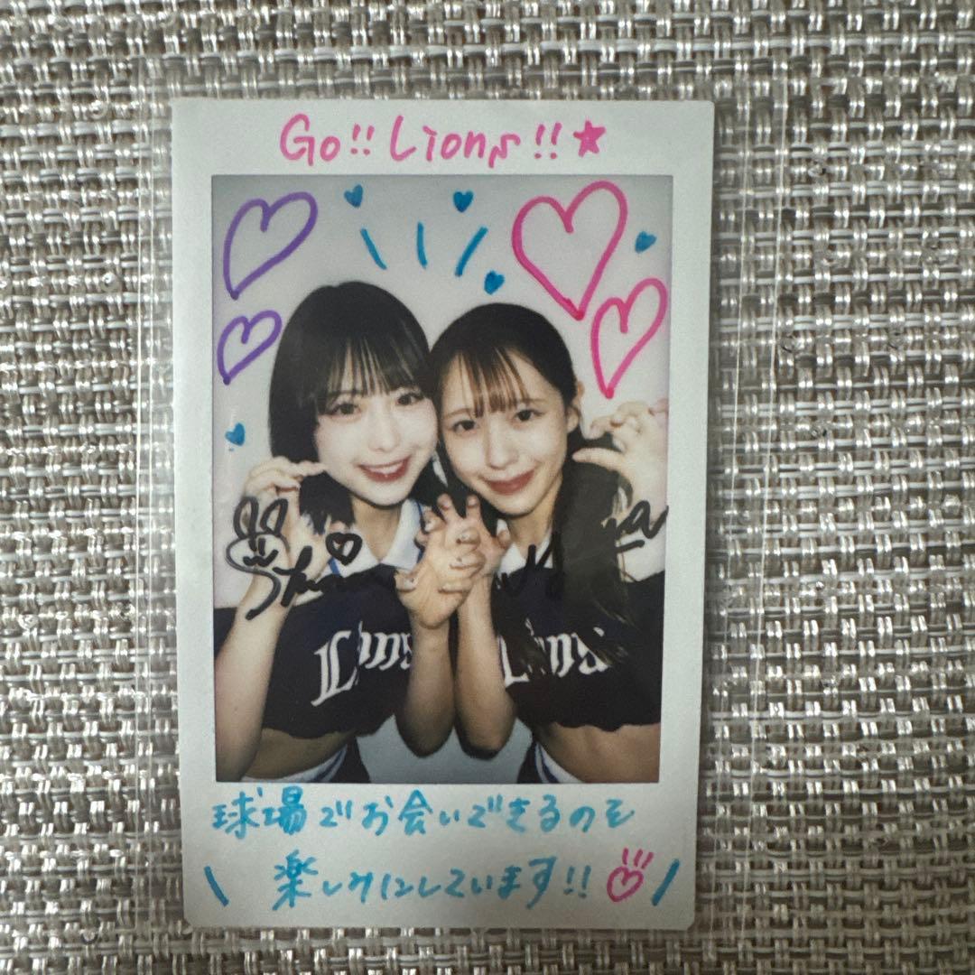 BBM2025 bluelegends Shinon Minaコンボサインチェキ BBM2025 bluelegends Shinon Minaコンボサインチェキ BBM2025 チア