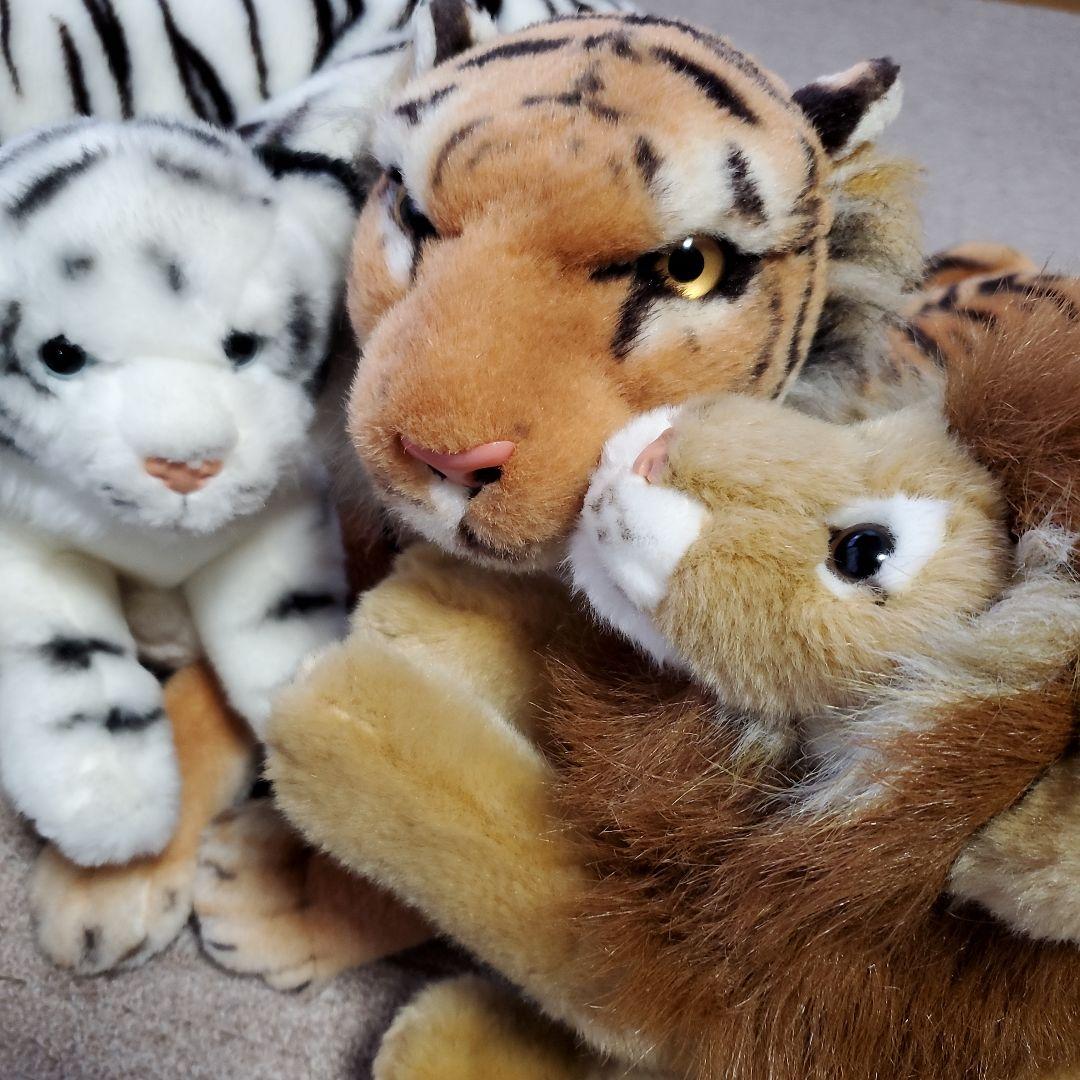 ライオン・トラ・ヒョウ ぬいぐるみセット