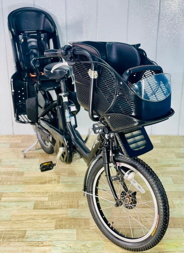 2943ブリヂストン8.7アンペア3人乗り対応子供乗せ　電動アシスト自転車