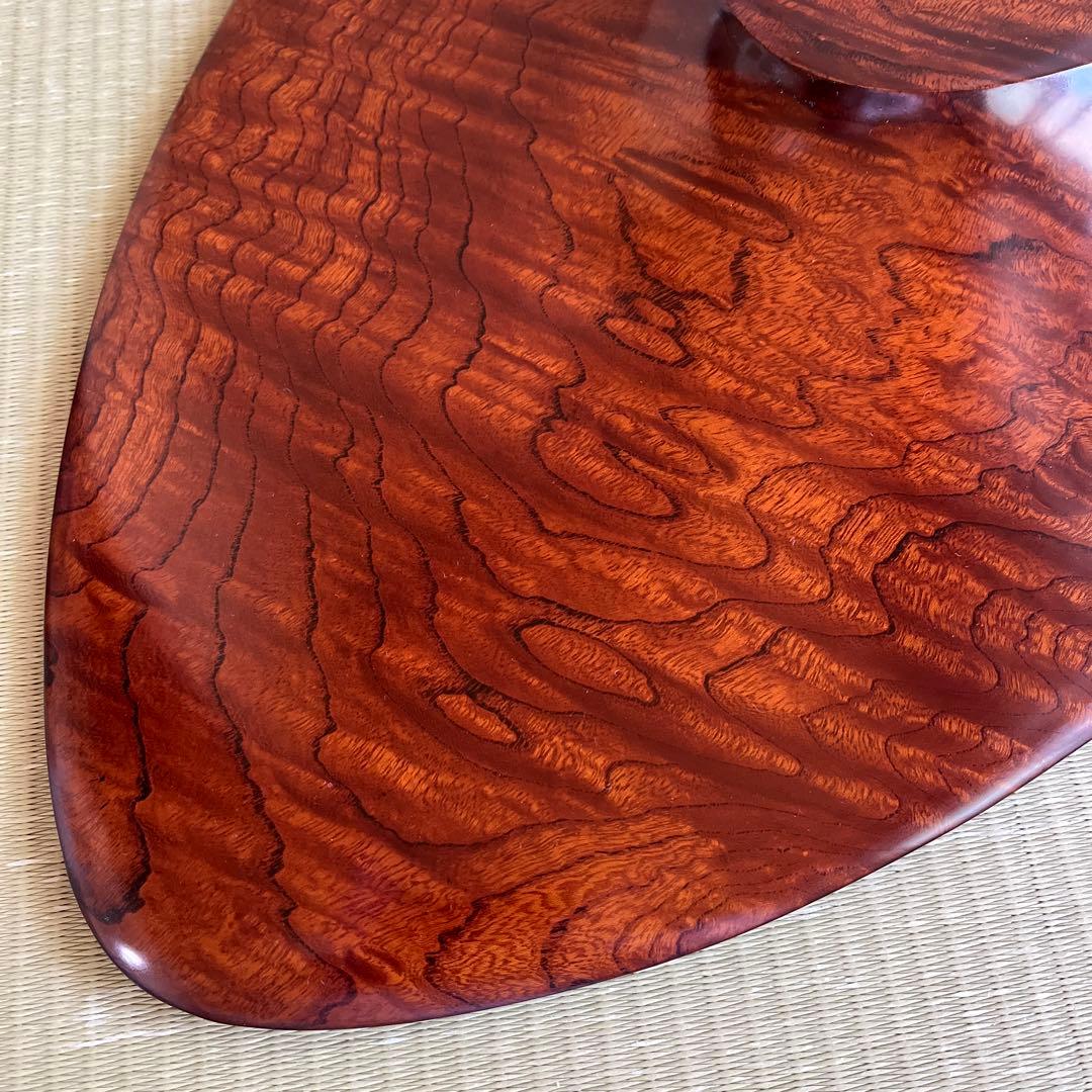 欅杢拭漆盛器(けやきもくふきうるしのもりき)IM238