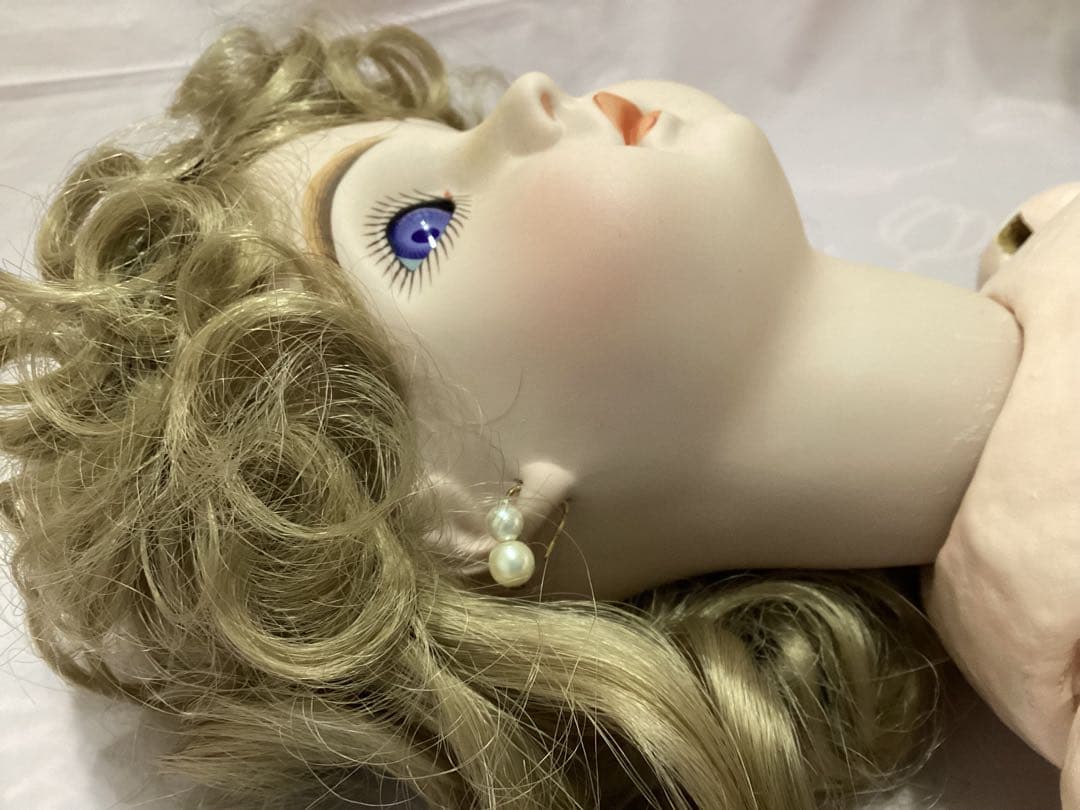 ビスクドール スタイナー アンティークドール ヴァイオレットアイ 青白