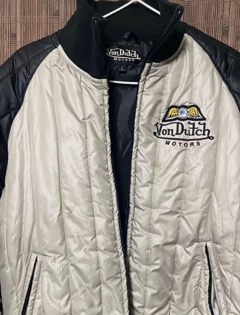 MA様専用 VonDutch motors バイカーナイロンジャケット L Von Dutch