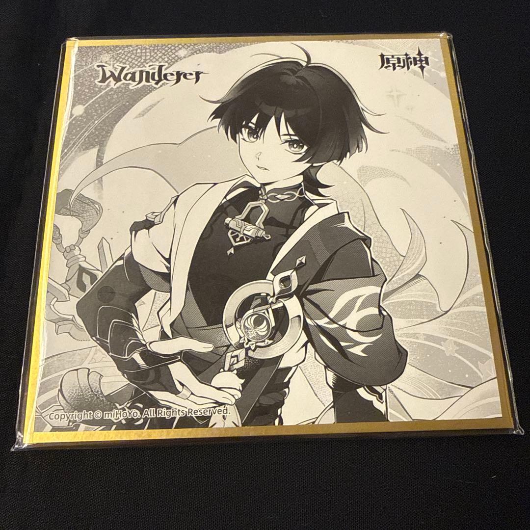 原神 2026 原神FES フェス 中国上海限定 特典 色紙 放浪者 - メルカリ