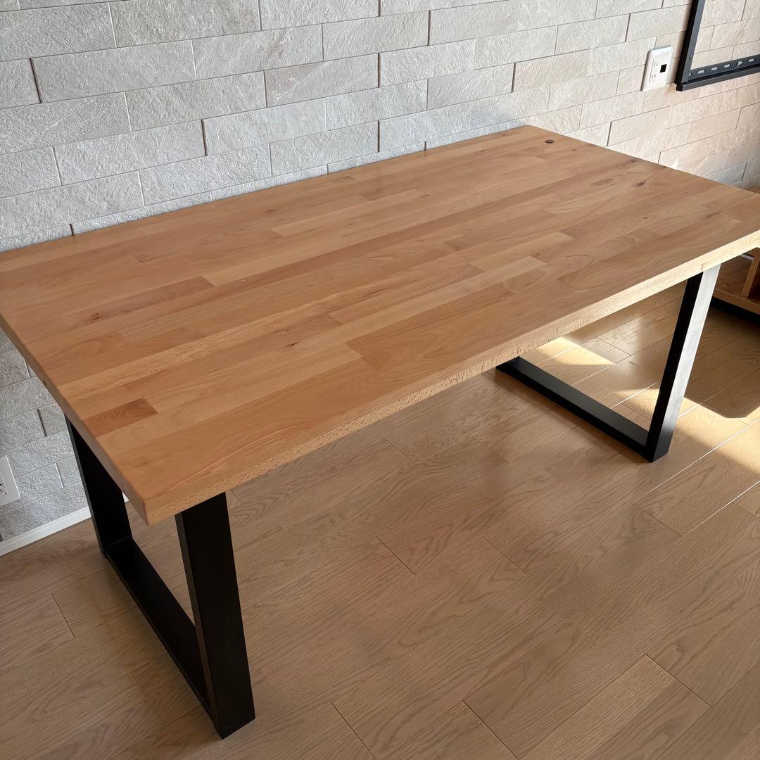 ダイニングテーブル(Nコレクション T-03U 150NA/BK)