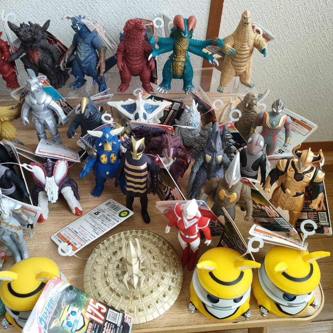 ウルトラマン　ソフビ　ウルトラマン　怪獣　バンダイ　フィギュア