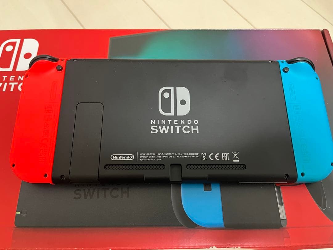 Nintendo Switch(バッテリー強化版) ネオンレッド／ネオンブルー