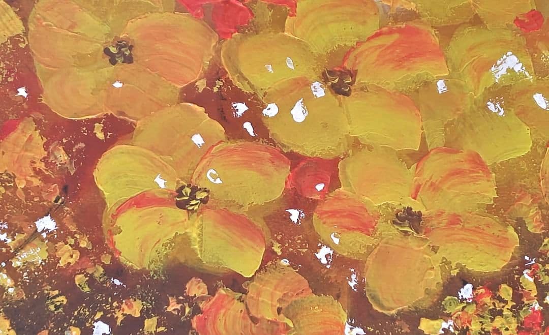 真作保証 柿田治 油彩 10号 直筆サイン